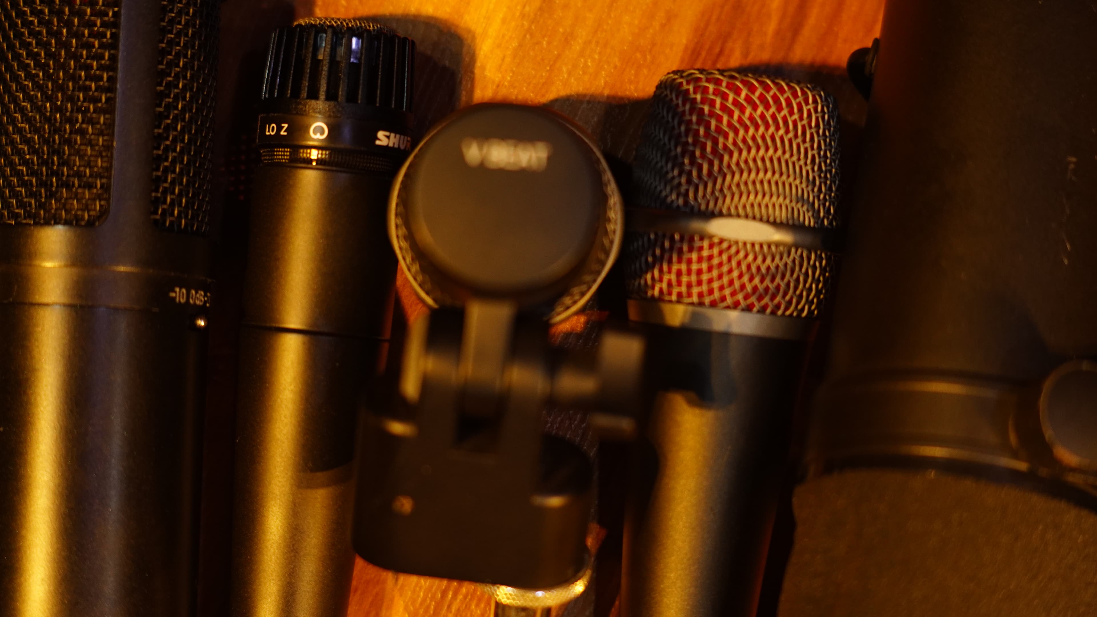 Microphone close-up