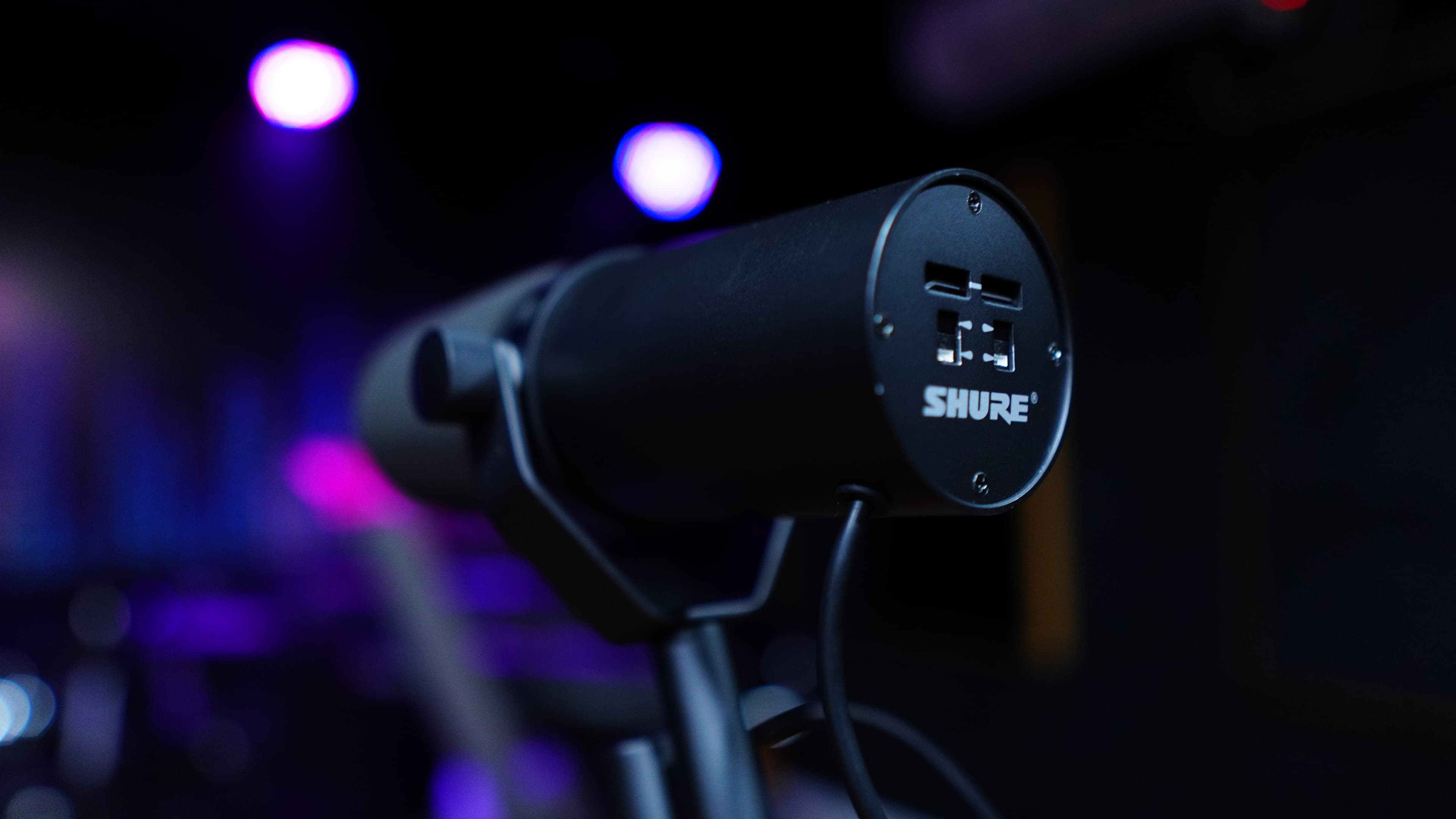 Shure MV7 broadcast microphone